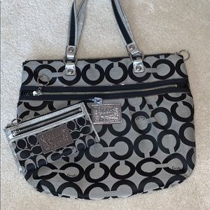 Coach Poppy bag & matching purse